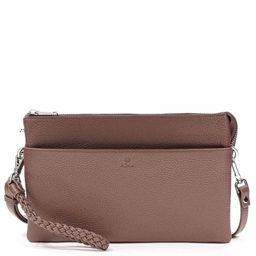 ADAX Combiclutch Skuldertaske Jasmina i Latte